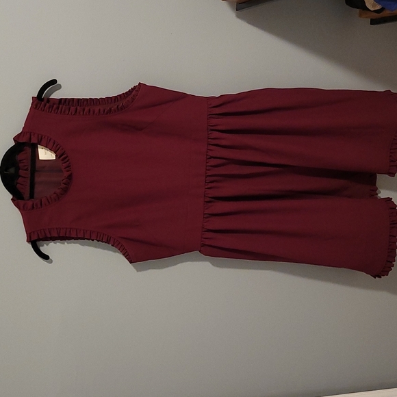 Kate Spade Fit & Flare Ruffle Dress - Picture 4 of 8